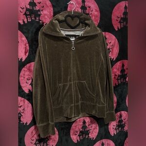 Everlast Brown Velour Hoodie